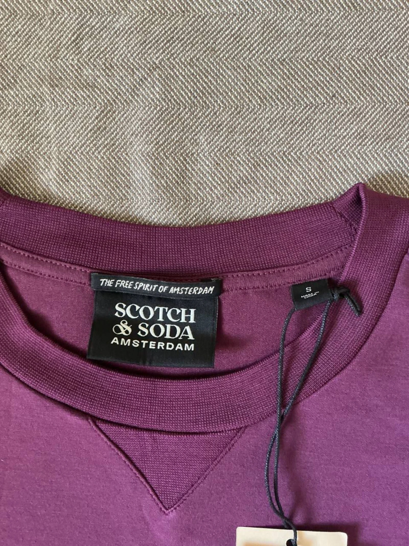 Moletom Feminino Scotch & Soda roxo Tamanho 36 – photo 7
